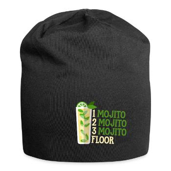 One Mojito Two Mojito Three Mojito Floor 2 - Jersey-Beanie - Schwarz - Vorne