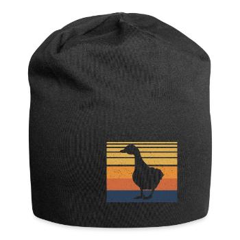 Ente - Jersey-Beanie - Schwarz - Vorne