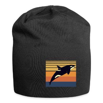 killer whale - Jersey Beanie - black - Front