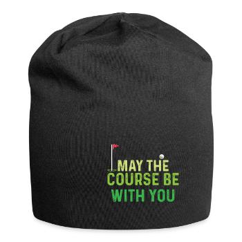 Kurs mit dir. Athlet Gift - Jersey-Beanie - Schwarz - Vorne