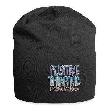 Pensée positive Résultat positif 3 - Bonnet en jersey - noir - Devant