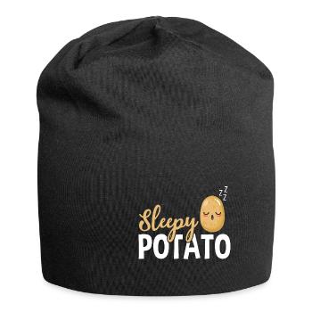 Sleepy Potato - Jersey-Beanie - Schwarz - Vorne