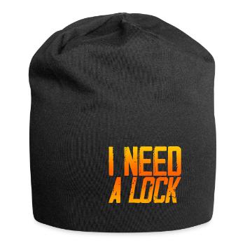 I Need A Lock 3 - Jersey-Beanie - Schwarz - Vorne