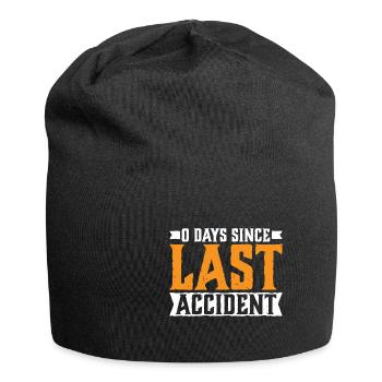 0 Days Since Last Accident 23 - Jersey Beanie - black - Front