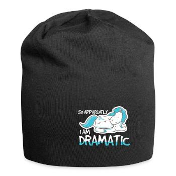 So Apparently I Am Dramatic - Jersey-Beanie - Schwarz - Vorne