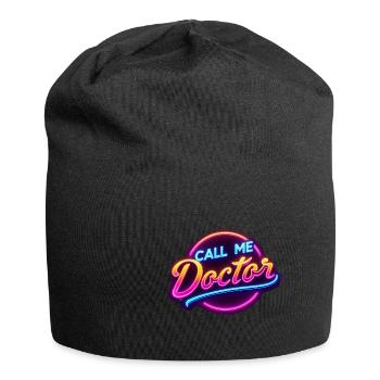Call Me Doctor 19 - Jersey Beanie - black - Front