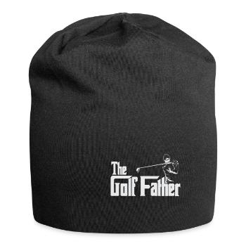 Golf Geschenk Witz Golfspieler Golfer - Jersey-Beanie - Schwarz - Vorne