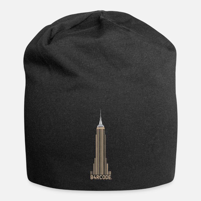 B4RCODE. New York - Bonnet en jersey - noir