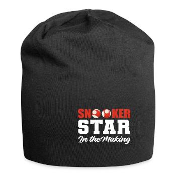 Snooker Star Amateurspieler Geschenk - Jersey-Beanie - Schwarz - Vorne