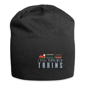 Lokführer Bahn Design I Model Eisenbahn - Jersey-Beanie - Schwarz - Vorne