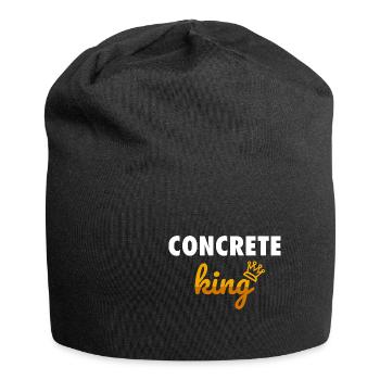 Drôle de béton béton roi de béton ciment Père Fini - Bonnet en jersey - noir - Devant