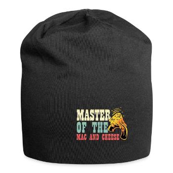 Maccaroni und Käse Food Vlogger Geschenk - Jersey-Beanie - Schwarz - Vorne