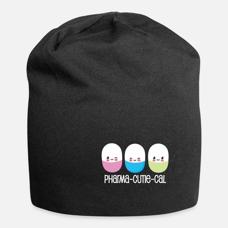 Pharma-Cute-Cal - Bonnet en jersey - noir