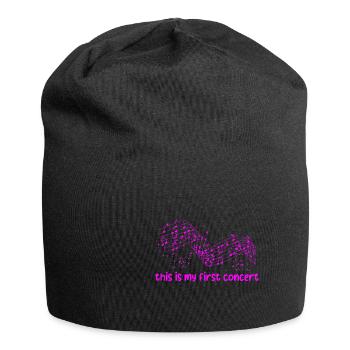 This is My First Concert 13 - Jersey Beanie - black - Front