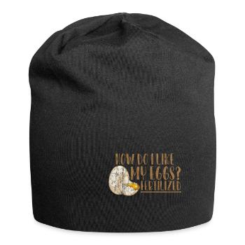 Comment est-ce que j’aime mes ovules, fécondés 3 - Bonnet en jersey - noir - Devant