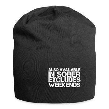 Aussi disponible en Sobre, à l’exclusion des week-ends 3 - Bonnet en jersey - noir - Devant