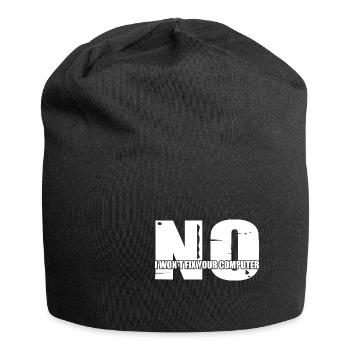 No, I Won't Fix Your Computer 22 - Jersey Beanie - black - Front