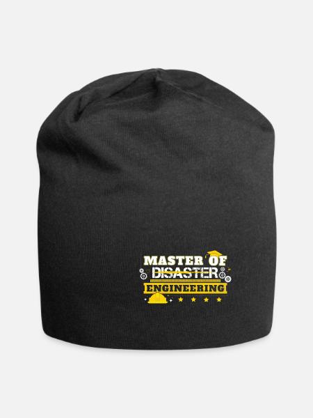 Master Of Engineering Promotion Absolventen - Jersey-Beanie - Schwarz