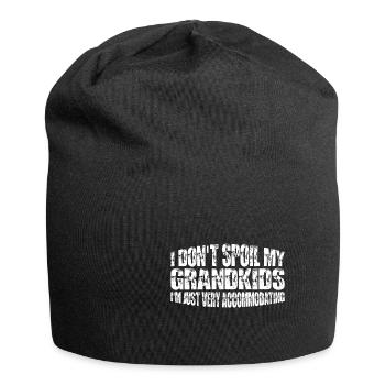 I Don't Spoil My Grandkids 8 - Jersey-Beanie - Schwarz - Vorne