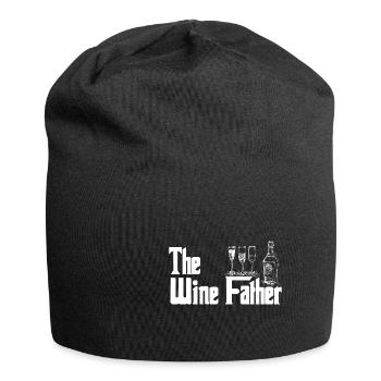 Winzer Wein Spruch für Weinliebhaber - Jersey-Beanie - Schwarz - Vorne