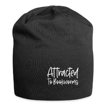 Attracted To Bookworms - Jersey Beanie - black - Front