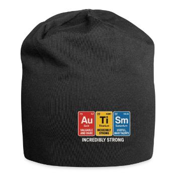 Chemistry Periodic Table Stark Design - Jersey Beanie - black - Front