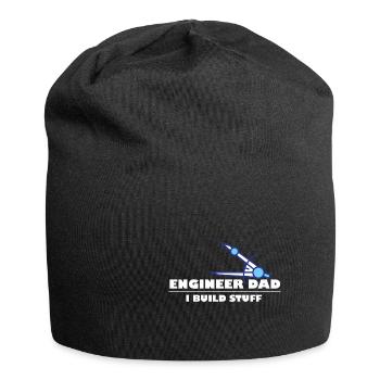Ingenieur Bauen Vater Programmierer Mathematik Gen - Jersey-Beanie - Schwarz - Vorne