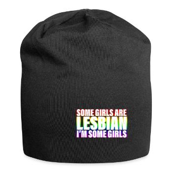 Some Girls Are Lesbian I'm Some Girls 4 - Jersey-Beanie - Schwarz - Vorne