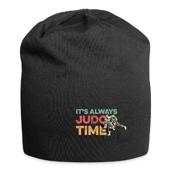 Judo time martial arts students poison - Jersey Beanie - black - Front