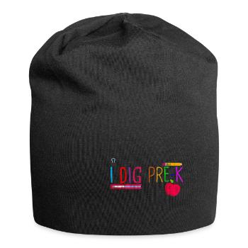 I Dig Pre-K 3 - Jersey-Beanie - Schwarz - Vorne