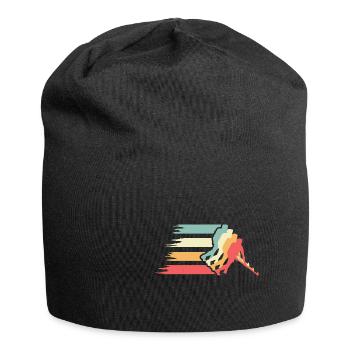 Hockey -Jahrgang Professioneller Hockeyspieler Gif - Jersey-Beanie - Schwarz - Vorne