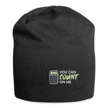 Auf mich verlassen Buchhalter Gift - Jersey-Beanie - Schwarz - Vorne