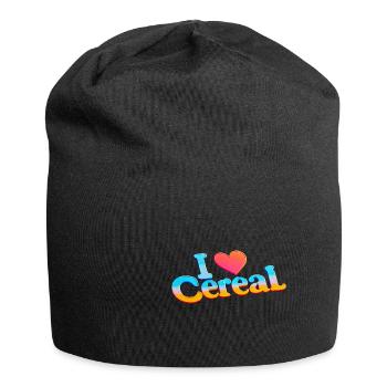 I Love Cereal 13 - Jersey Beanie - black - Front