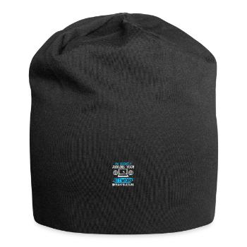 Ingénieur réseau en technologie des réseaux informatiques - Bonnet en jersey - noir - Devant