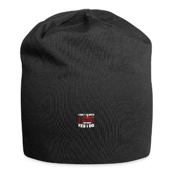 Musik Musical Chor Oper Sängerin - Jersey-Beanie - Schwarz - Vorne