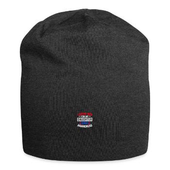 Congenital heart defect CHD consciousness - Jersey Beanie - charcoal grey - Front