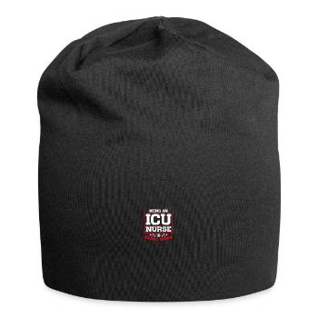 Soins intensifs infirmiers - Bonnet en jersey - noir - Devant