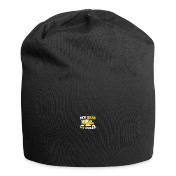Schulbus-Monitor - Jersey-Beanie - Schwarz - Vorne