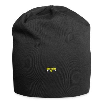 Baseball Softball Mama - Jersey-Beanie - Schwarz - Vorne