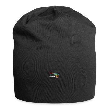 Luftballons als Luftpistole - Jersey-Beanie - Schwarz - Vorne