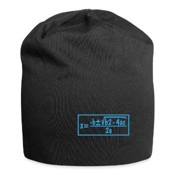 Quadratic Formula For Math Class 10 - Jersey Beanie - black - Front