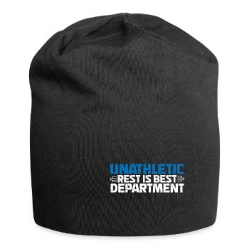 Unathletic Rest Is Best Department 2 - Jersey Beanie - black - Front