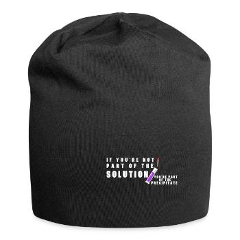 Chemie Lehrer Wissenschaftler Chemieker - Jersey-Beanie - Schwarz - Vorne
