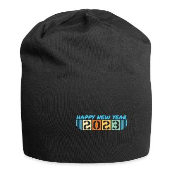 Happy New Year 2023 New Year's Eve Christmas - Jersey Beanie - black - Front