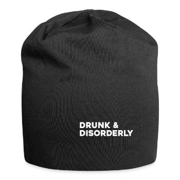 Drunk And Disorderly - Jersey Beanie - black - Front