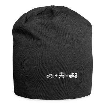 Icon Unfall mit dem Fahrrad - Jersey-Beanie - Schwarz - Vorne
