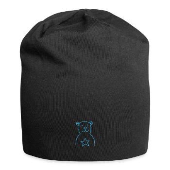 BAER STAR blue - Jersey-Beanie - Schwarz - Vorne