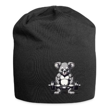 Fitness - Jersey-Beanie - Schwarz - Vorne
