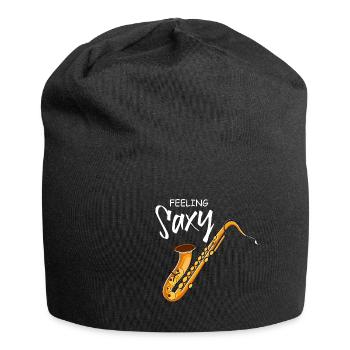 Saxy feel musicians poison - Jersey Beanie - black - Front