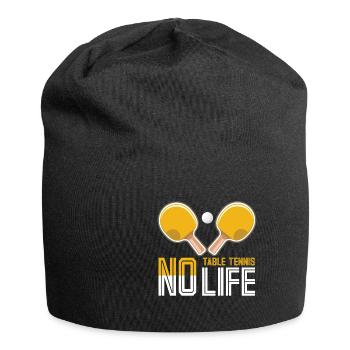 Lustiger Tischtennis Spruch Tischtennis - Jersey-Beanie - Schwarz - Vorne